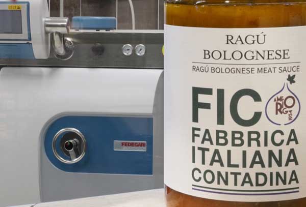 Sterilizzatore Fedegari – Amerigo Fabbrica dei Sughi – Eataly World Parco FICO Bologna
