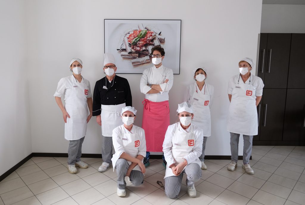 Chef Mirko and the Fedegari Canteen team